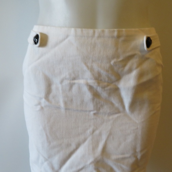 PABLO GERARD DAREL WHITE SKIRT SZ 38 EUR/ US 6 - Picture 4 of 8